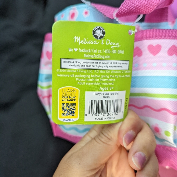 Melissa and Doug Sunny Patch Pretty Petals tote set gardening toy toddler 3+ - Picture 3 of 6